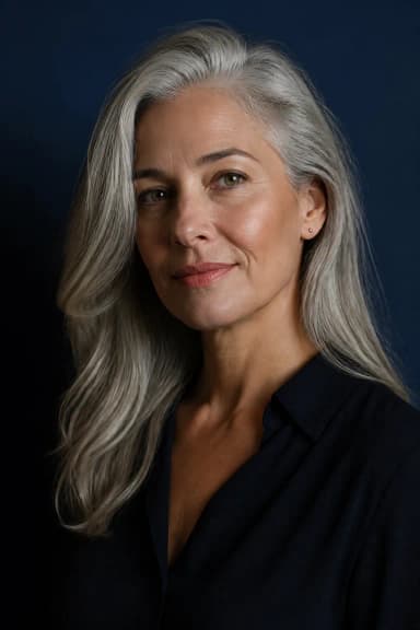 AI-generated studio portrait with Rembrandt lighting
